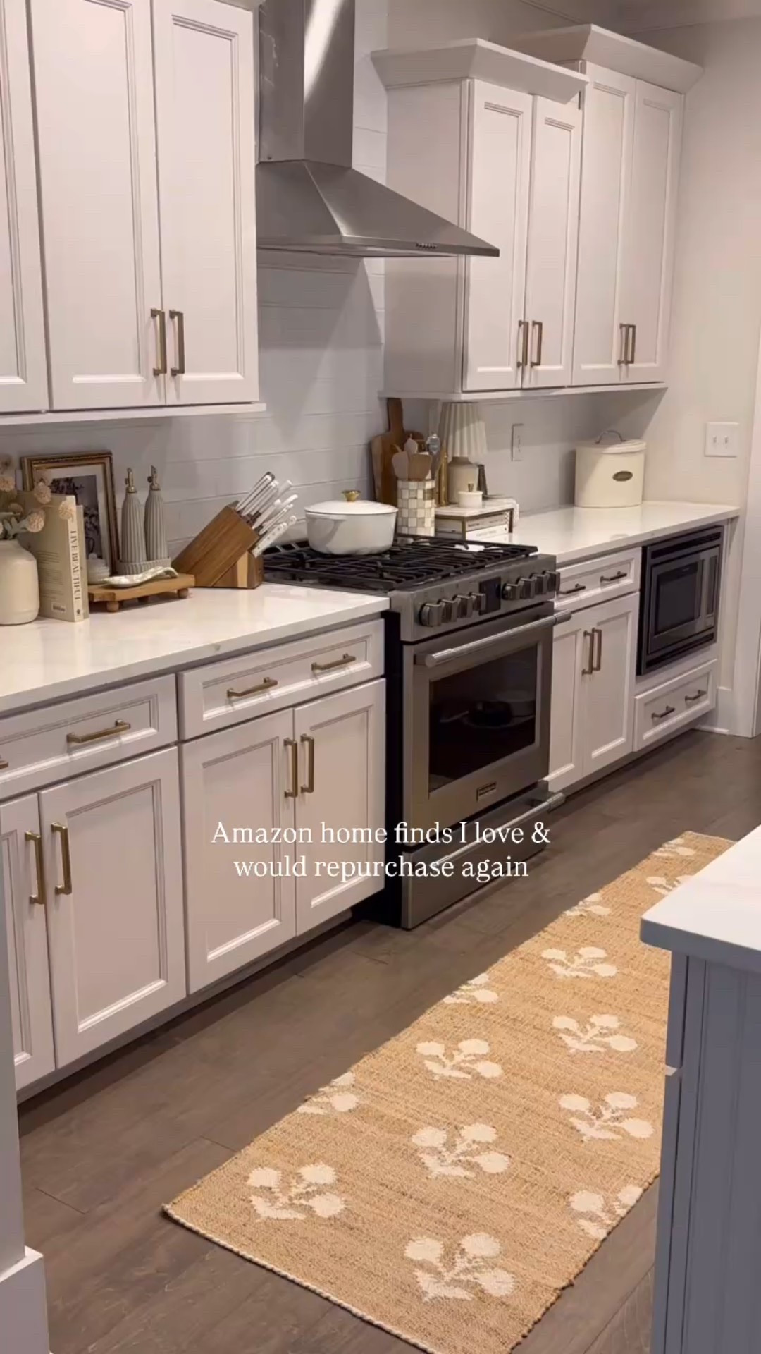 amazon home finds I love and would repurchase again 🤍 linked all of them below! My pillow covers are all 20x20 and I ordered 22x22 feather down inserts! I go up a size so it makes my pillows extra full!

#LTKHome