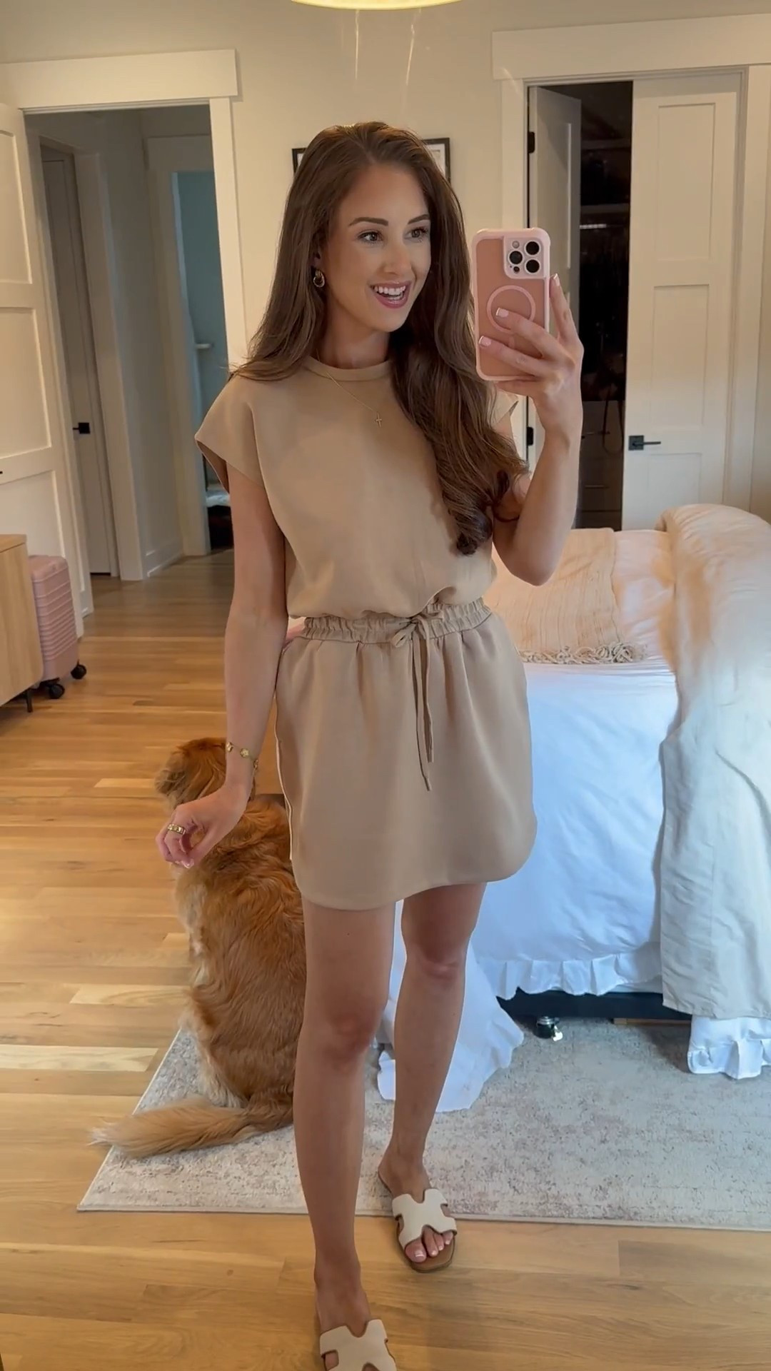 Such a comfy dress from target! Comes in multiple colors. Wearing a small 
Target , errands outfit , comfy outfit 