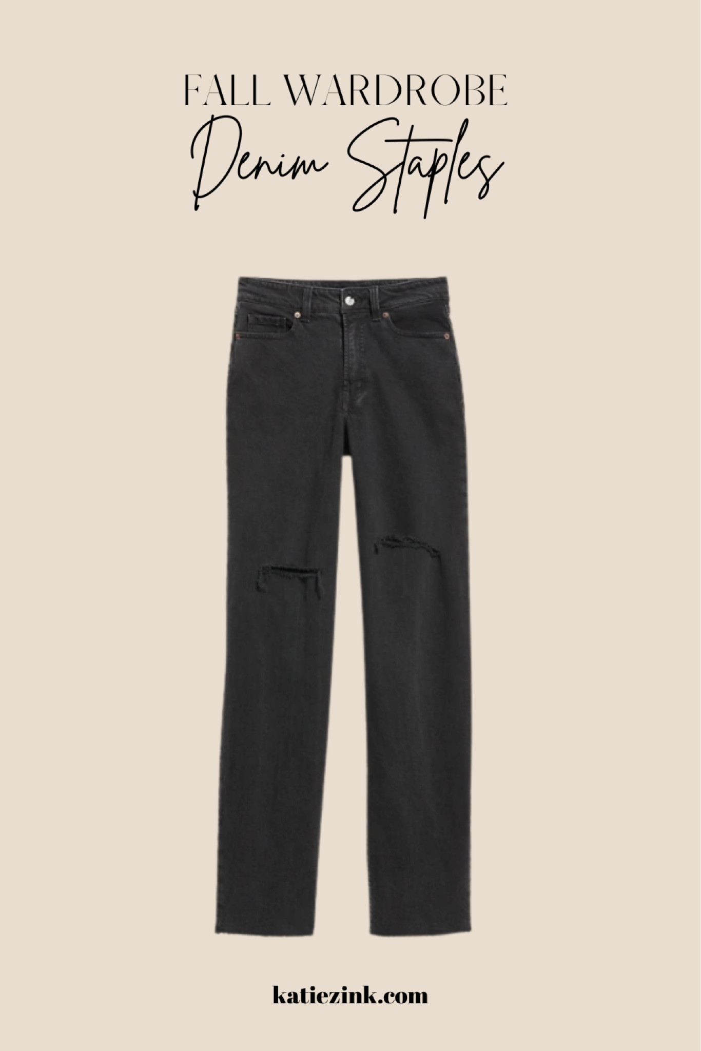 Fall Wardrobe Denim Staples 