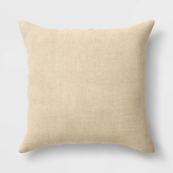 Linen Square Throw Pillow - Threshold™ | Target