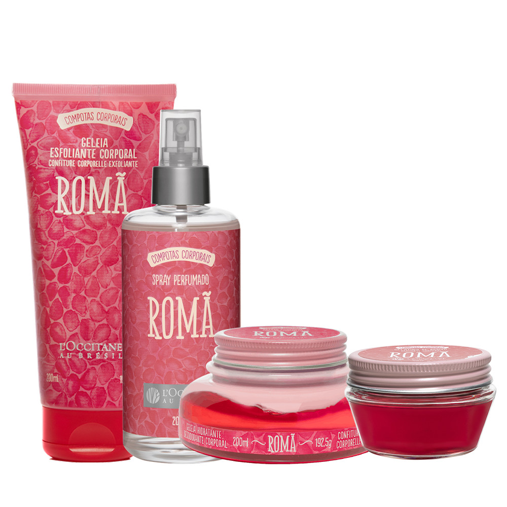 Rotina Completa Compotas Corporais Romã | Loccitane Au Bresil (BR)
