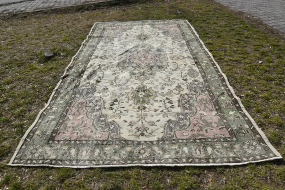 Turkish Rugs 6.2x10.5 feet Oushak Rug Turkish Area Turkish | Etsy | Etsy (US)