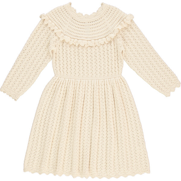Silvia Dress, Natural - Bebe Organic Dresses | Maisonette | Maisonette