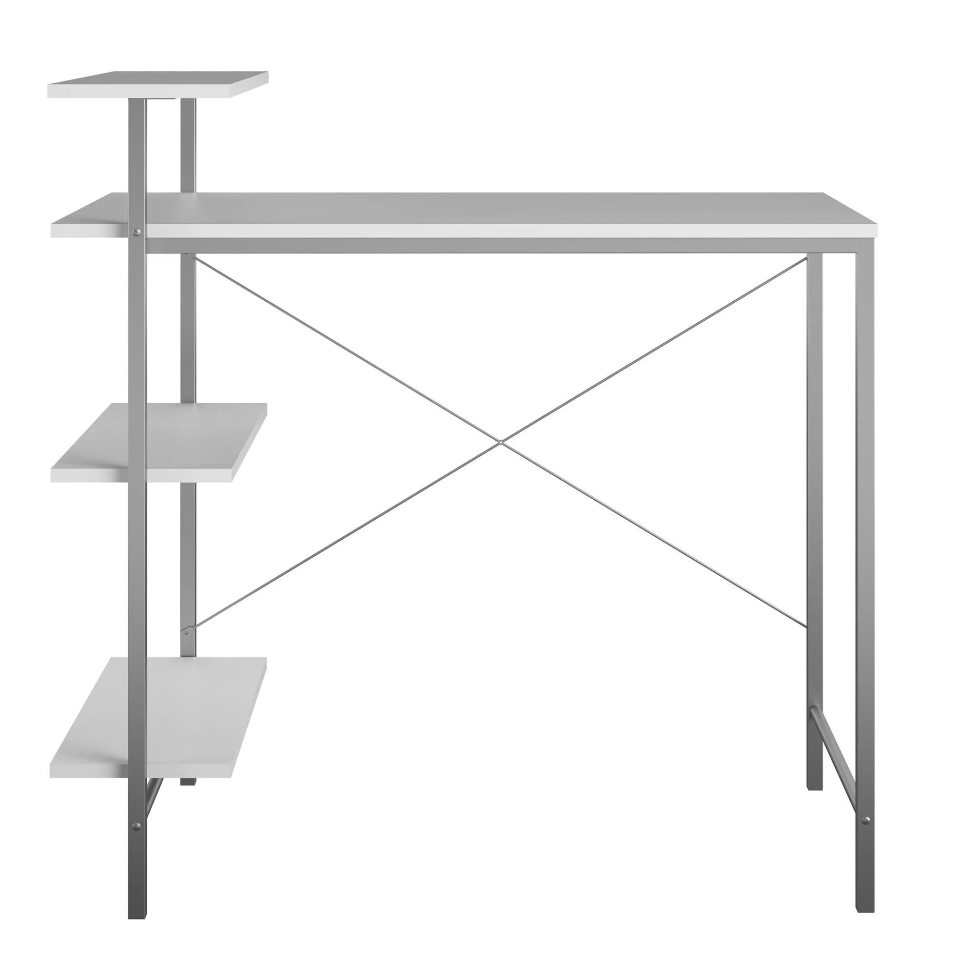 Mainstays Side Storage Desk - White - Walmart.com | Walmart (US)