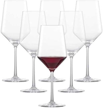 ZWIESEL GLAS Pure Cabernet Red Wine Glass (Set of 6), Graceful Wine Glasses for Red Wine, Dishwas... | Amazon (US)