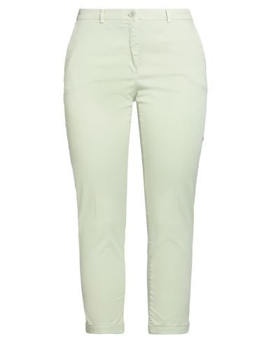 19.70 Nineteen Seventy Woman Pants Light green Size 12 Cotton, Elastane | YOOX (US)