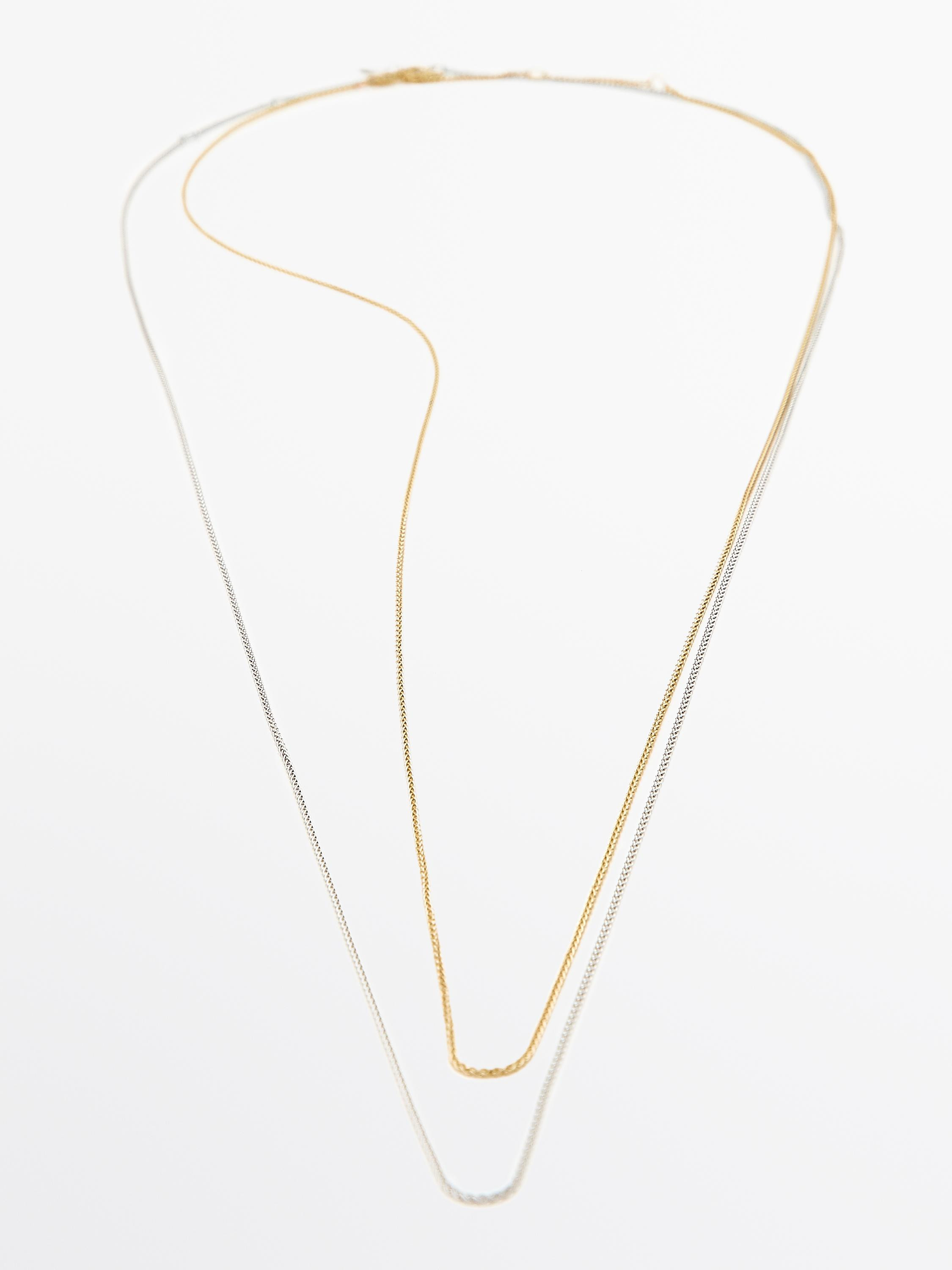 Pack feinen Gliederketten | Massimo Dutti DE