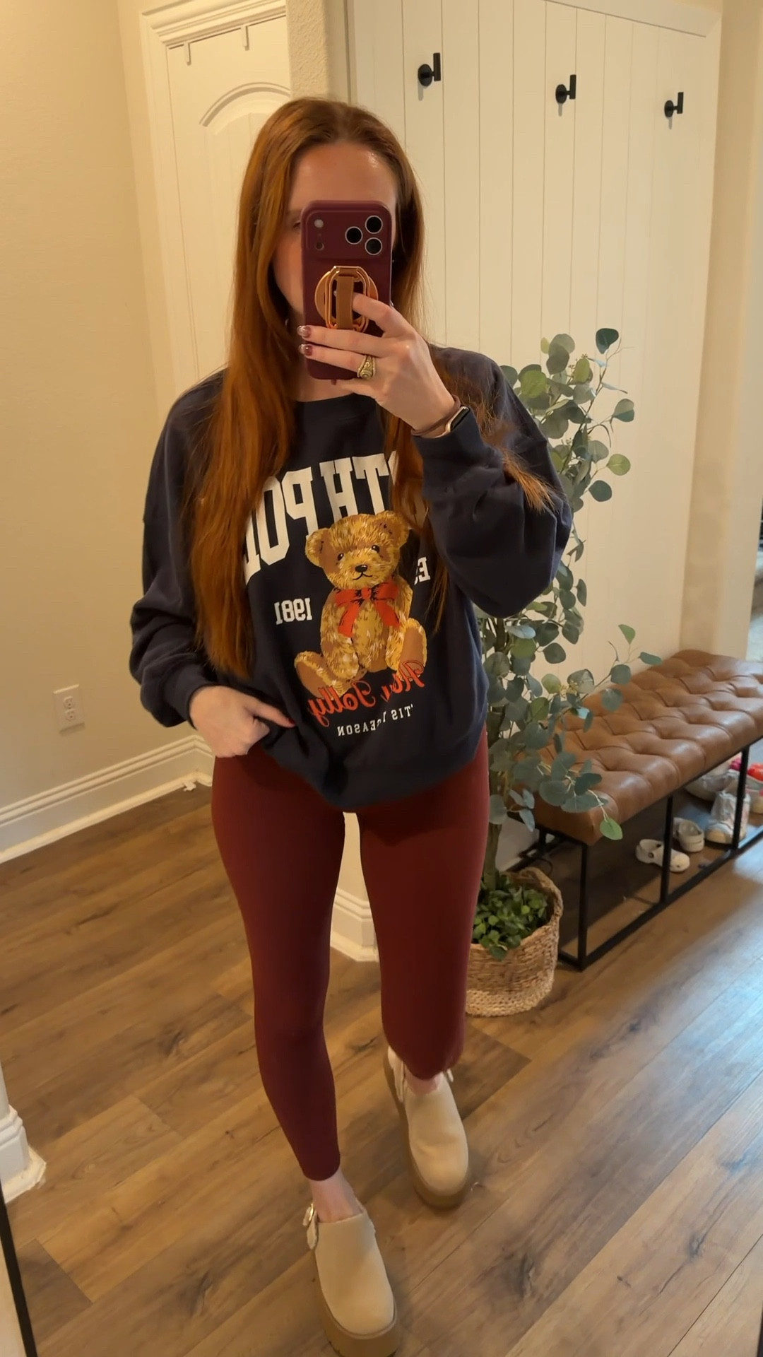 $25 viral holiday sweatshirt! I sized up to a L 

#LTKHoliday #LTKCyberWeek #LTKootd