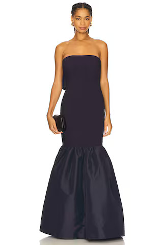 LIKELY Morgette Gown in Navy from Revolve.com | Revolve Clothing (Global)