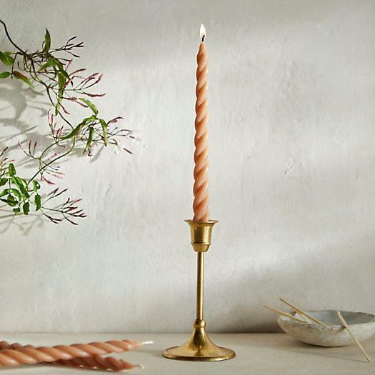 Twisty Taper Candles, Set of 3 | Terrain
