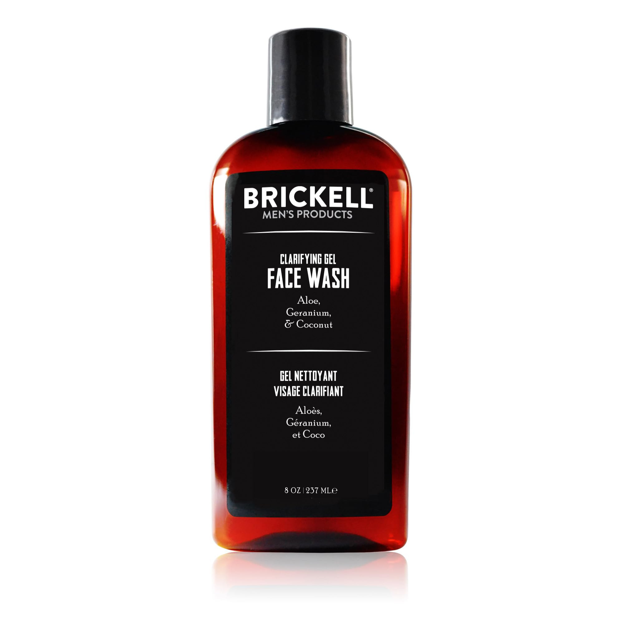 Brickell Men's Clarifying Gel Face Wash for Men, Natural and Organic Rich Foaming Daily Facial Cl... | Amazon (US)