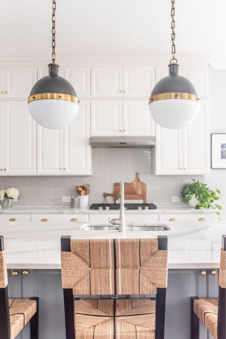 Timeless Coastal Modern Kitchen Decor - texture and contrast are key to personalizing a builder-grade kitchen


#LTKhome