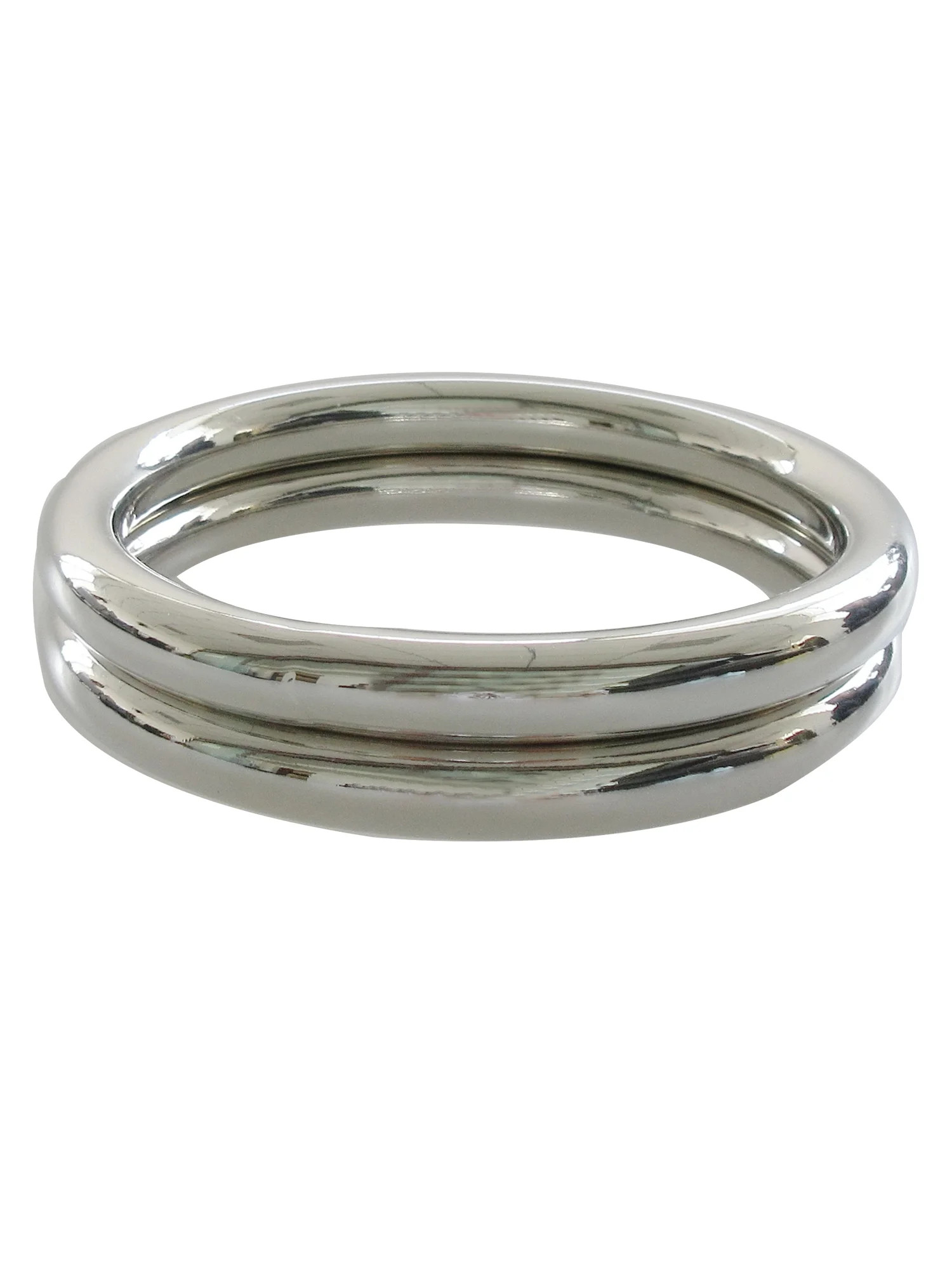 Time and Tru Women's Round 2 Bangle Set in Gold Plated Iron | Walmart (US)