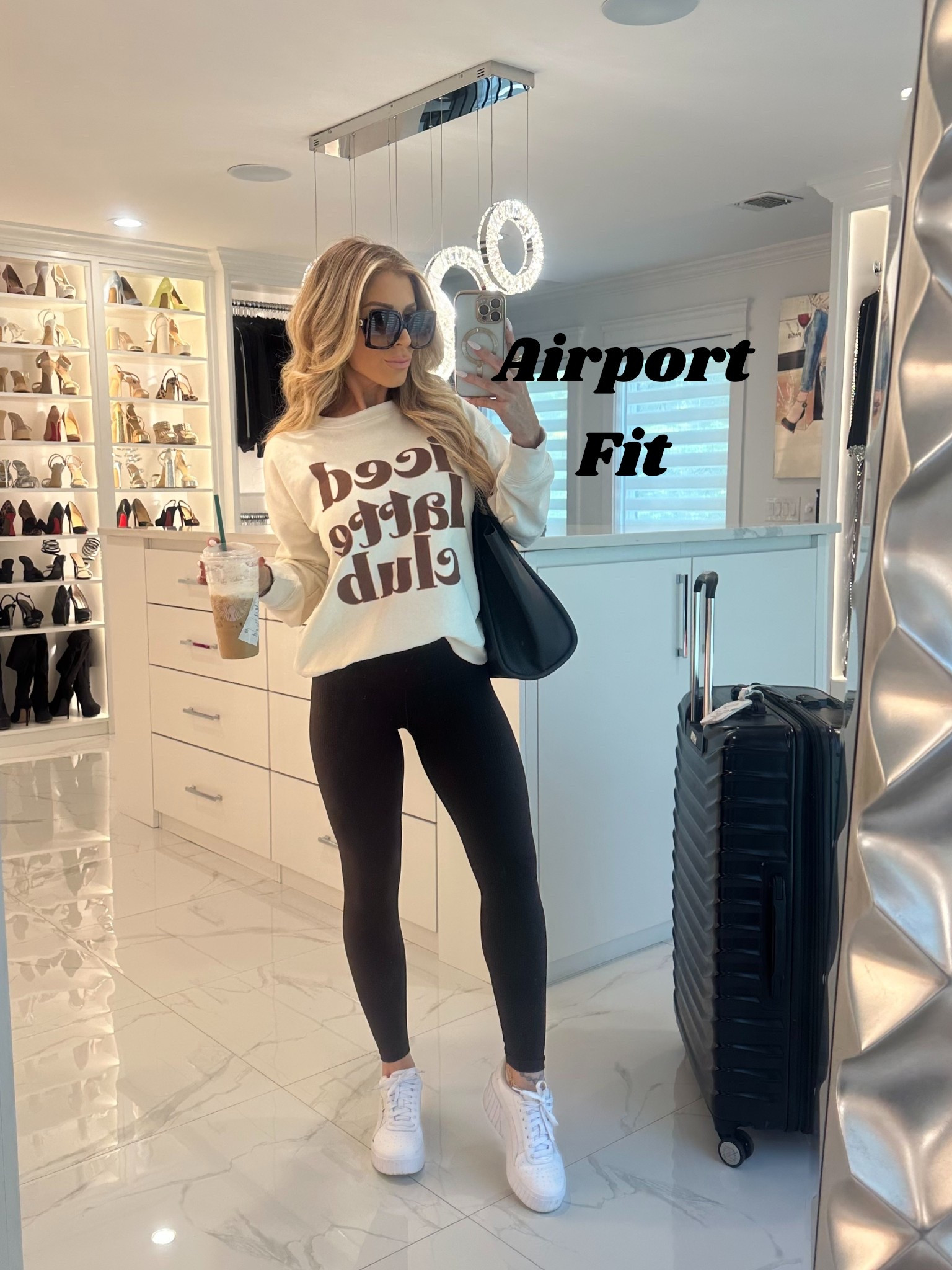 Travel in style but stay Comfy :) 
Sweater in xs 

#LTKTravel #LTKActive #LTKSaleAlert