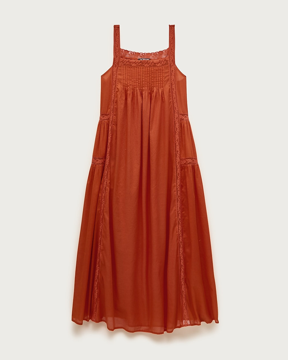 Cotton voile lace-trim sundress | J. Crew US
