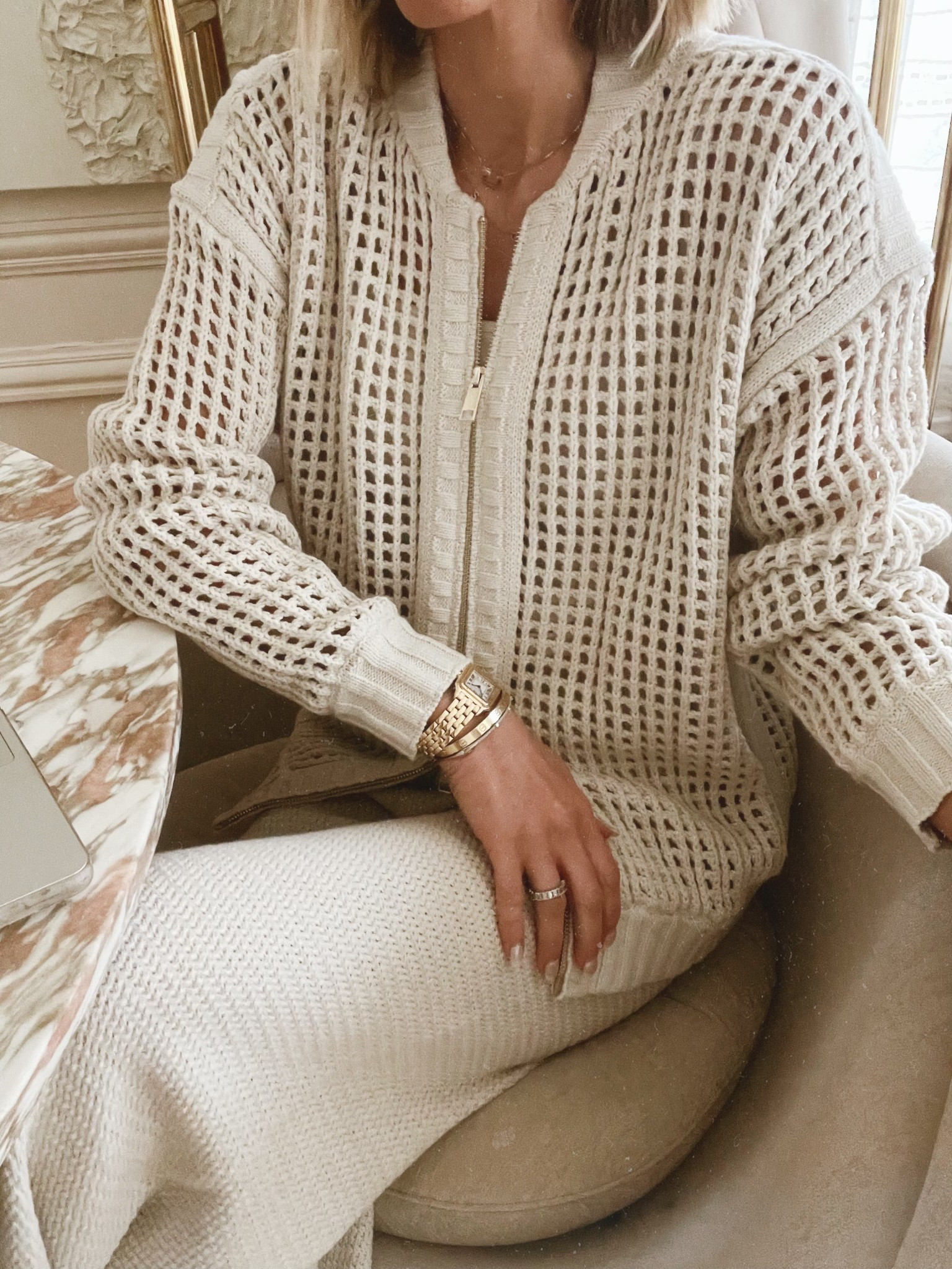 I love this sweater jacket from my spring splendid collection. I'm wearing size small 