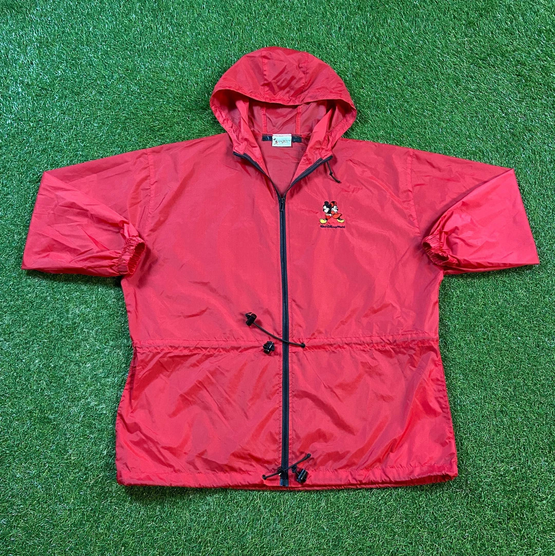 Vintage Walt Disney World Windbreaker Jacket Size Xtra Large XL Disneyland Magic Kingdom Mickey M... | Etsy (US)