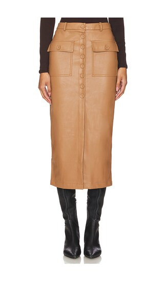 HEARTLOOM Marissa Skirt in Tan. - size S | Revolve Clothing (Global)