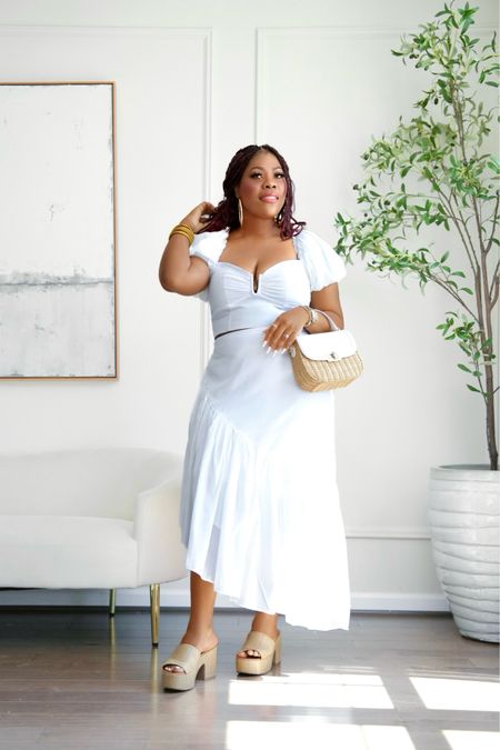 Summer whites are currently trending and I’m loving this white set from Abercrombie. White set, white skirt , white skirt , A-line skirt , Mother’s Day brunch outfit, basket bag, wicker bag 

#LTKSeasonal #LTKmidsize #LTKstyletip