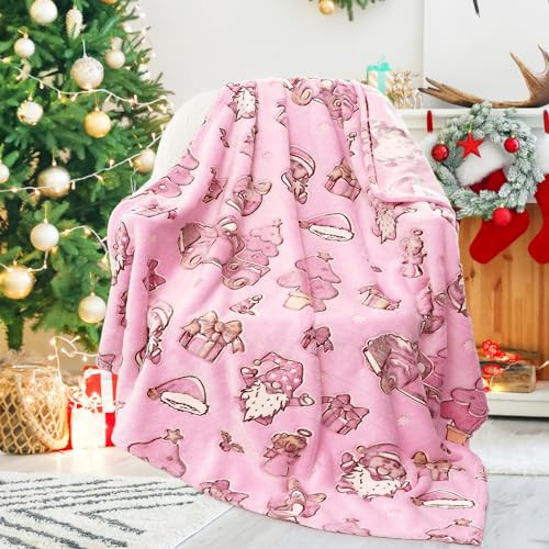 BORORO Christmas Blanket Glow in The Dark Blanket for Girls Cute for Kids Toddler | Amazon (US)