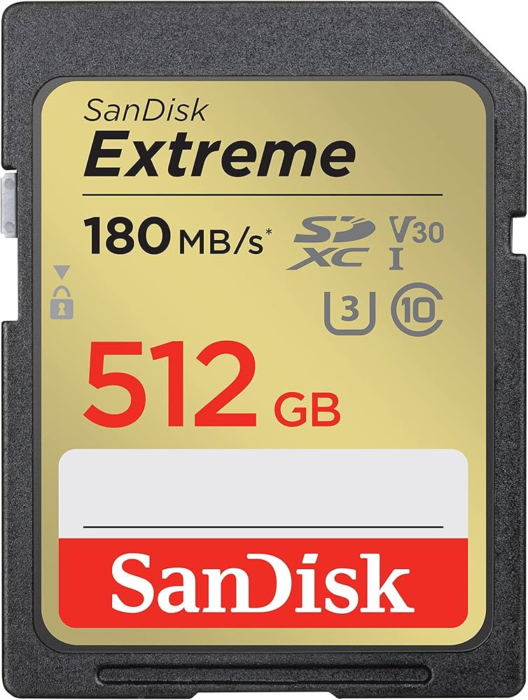 SanDisk 512GB Extreme SDXC UHS-I Memory Card | Amazon (CA)