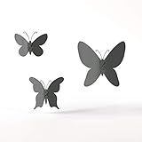 Umbra, Grey Mariposa Easy-Stick Butterfly Wall Decor (Set of 9), 8.5 oz, 9 Count | Amazon (US)