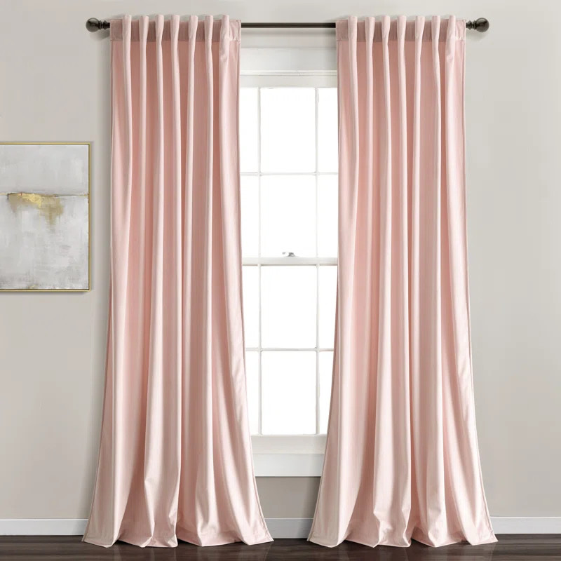 Belknap Velvet Room Darkening Curtain Pair (Set of 2) | Wayfair North America