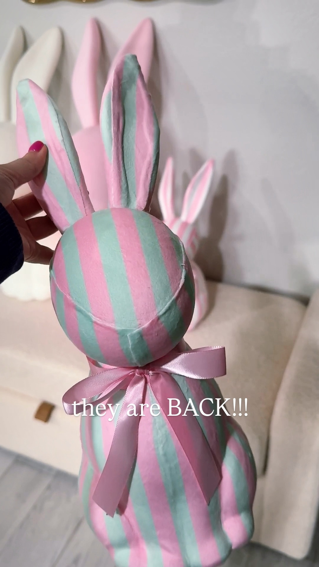 The cutest Easter bunnies from walmart 