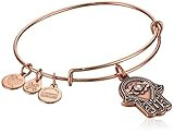 Alex and Ani Women's Hand of Fatima Rose Gold Charm Bangle Bracelet, Expandable | Amazon (US)