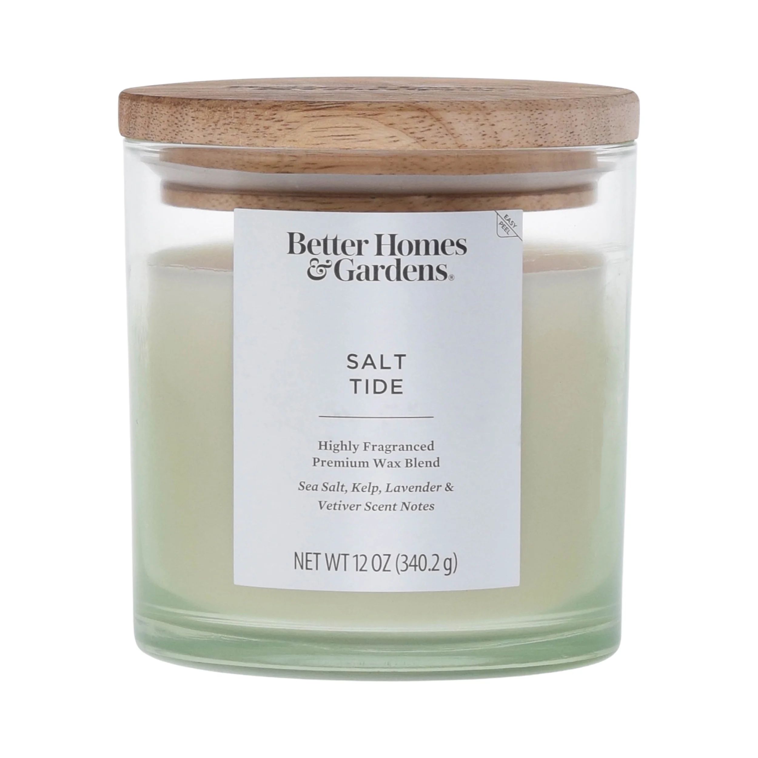 Better Homes & Gardens 12oz Salt Tide Scented 2-Wick Ombre Jar Candle | Walmart (US)
