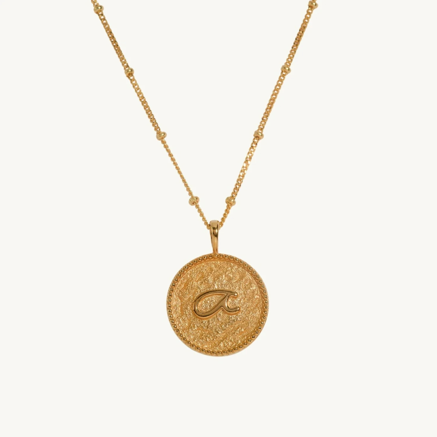 Fuck Gold Shorthand Coin Necklace | Claire Hill Designs | Claire Hill Designs