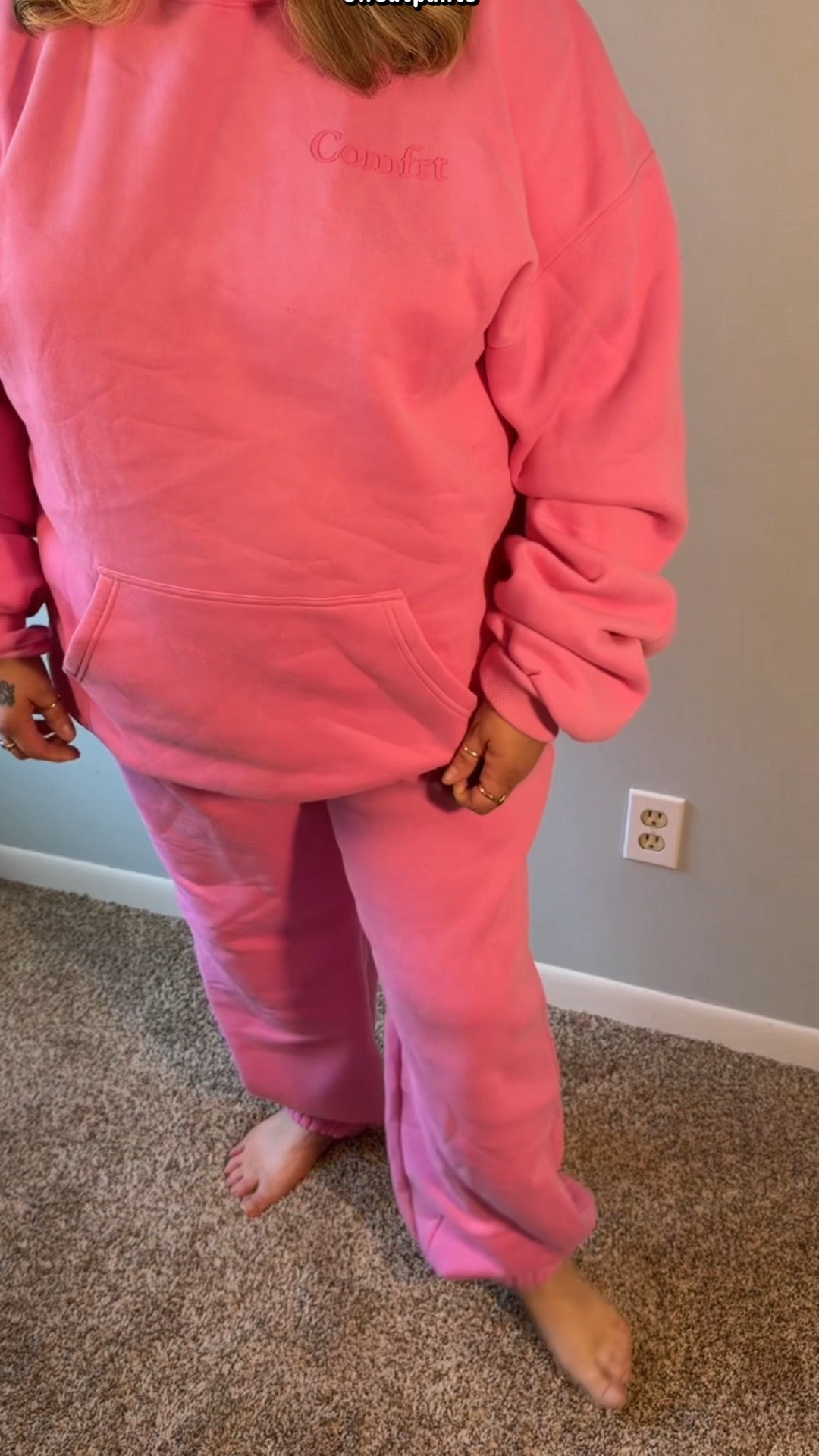 Comfrt minimalist sweatpants are so buttery soft. And I love this Sorbet color! #Comfrt

#LTKSaleAlert #LTKPlusSize #LTKU