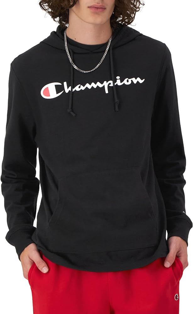 Champion Men's Hoodie, Midweight T-shirt Hoodie, Soft and Comfortable T-shirt Hoodie for Men | Amazon (US)