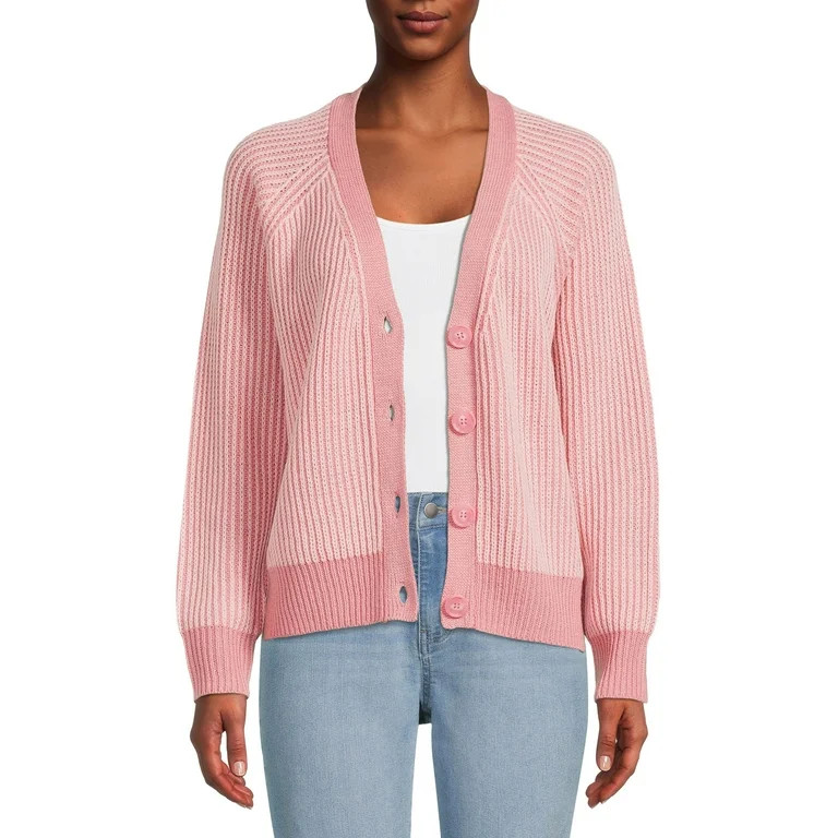 Time and Tru Women's Boyfriend Cardigan | Walmart (US)