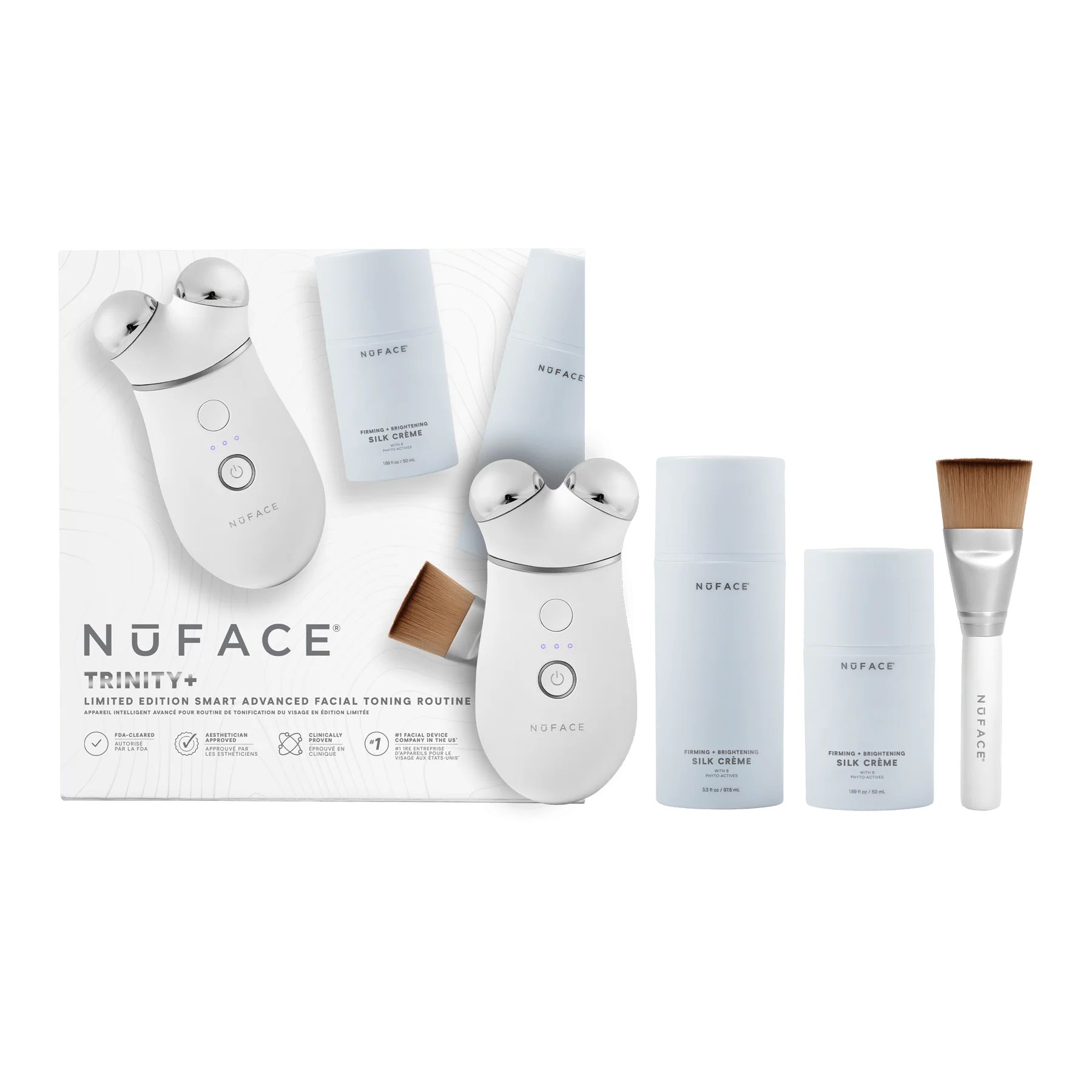 NuFACE TRINITY+® Starter Kit - Smart Advanced Facial Toning Device | Read Trinity Reviews + Buy | NuFace US