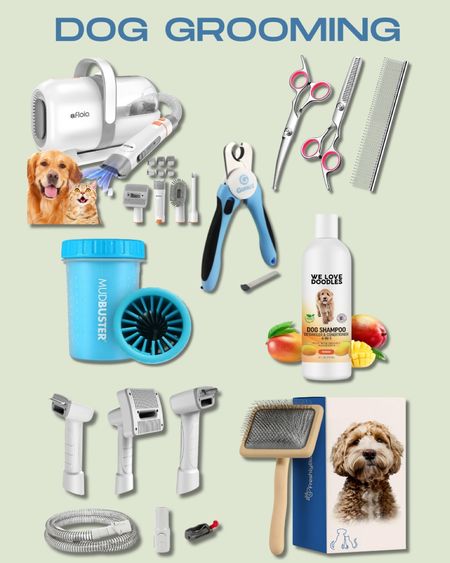 With the heat starting to rise it’s time to groom & trim the dogs so we can keep them cool for the summer 🐶 we don’t always do it at home but when we do here are some of our go to products from Amazon 

#LTKfindsunder50 #LTKhome #LTKfindsunder100