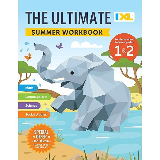IXL Ultimate Summer 1st to 2nd Grade Workbook, Math, Reading Comprehension, Language Arts, Geogra... | Amazon (US)