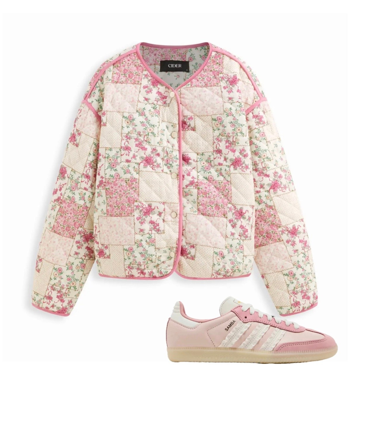Cute spring floral jacket & shoes 

#LTKSeasonal #LTKootd