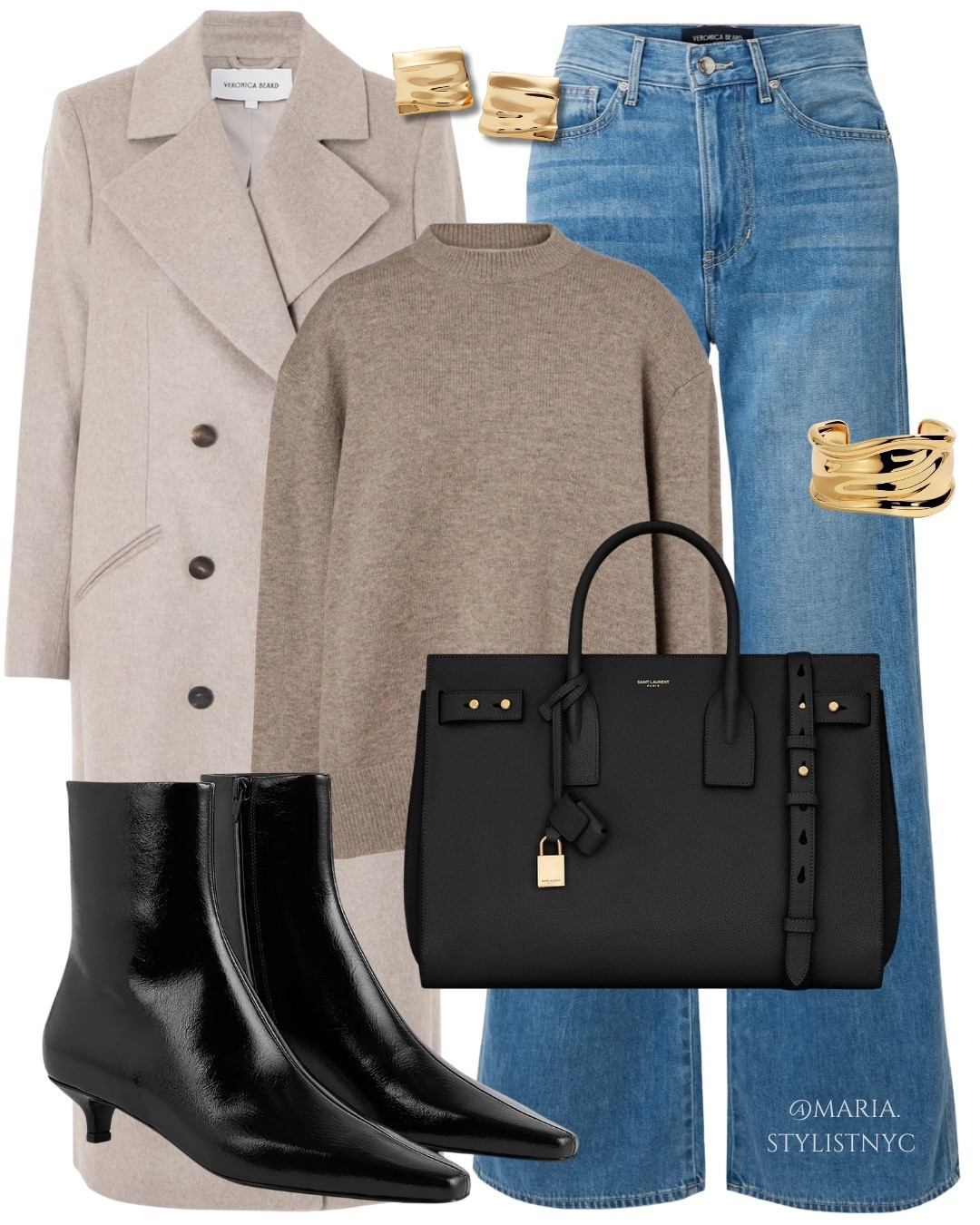 Coat, Blue Jeans,  Black Booties, Black Tote Fall Outfit 🤎✨

#LTKItBag #LTKStyleTip #LTKSeasonal