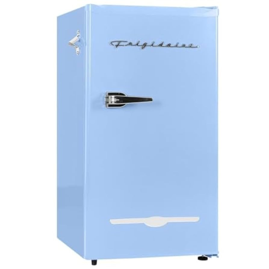 Frigidaire Retro Compact Fridge with Chiller, 3.2 cu ft Countertop Fridge with Built-In Bottle Op... | Amazon (US)