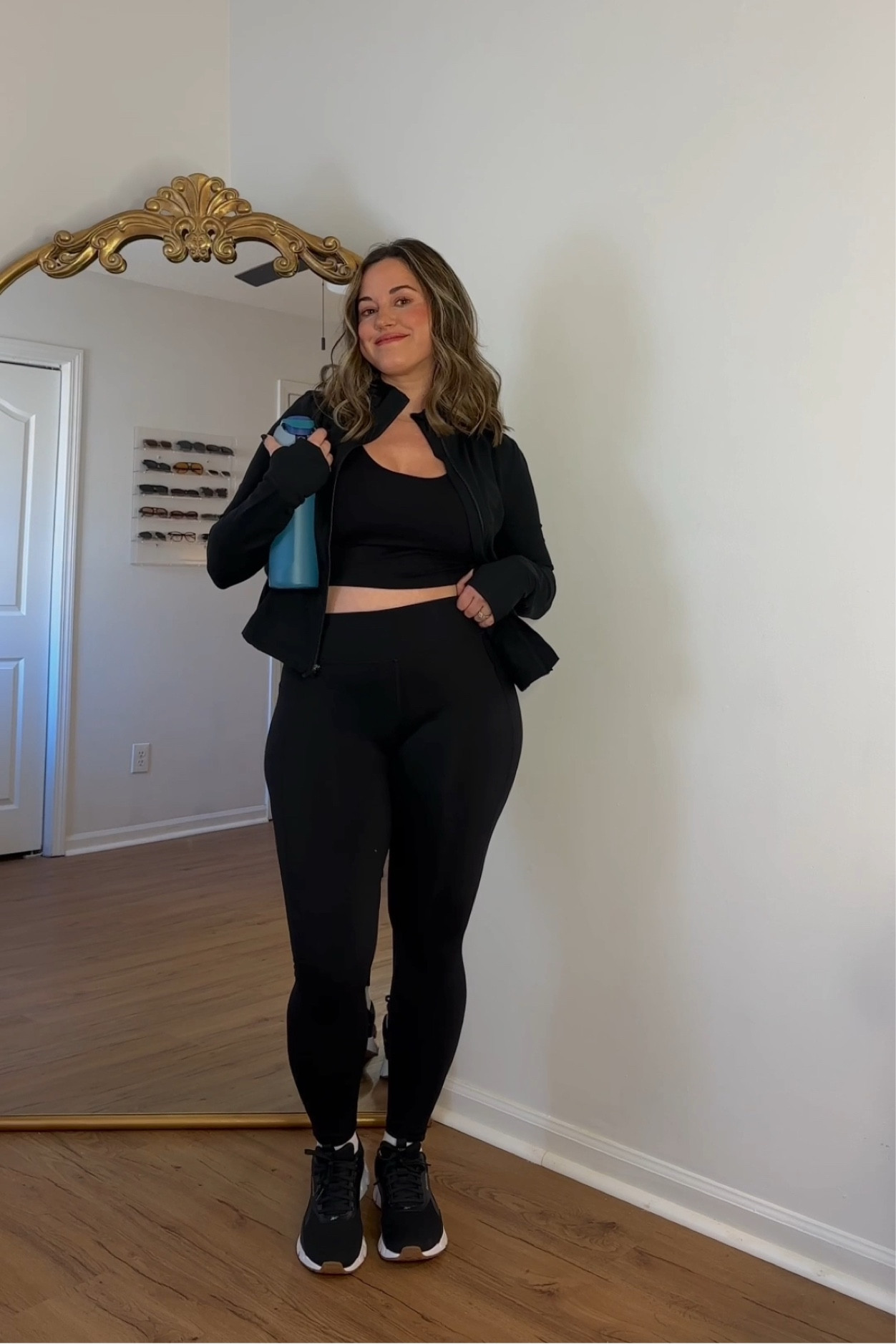 Code: 25KACEY at JCPenney! 
Affordable and cute workout clothes from JCPenney! 

Tank- order your regular size.
Leggings- order your regular size!
Jacket 
Jacket- medium, tts 
Sneakers- sized up 1/2 size 

#LTKActive #LTKFindsUnder50 #LTKFitness