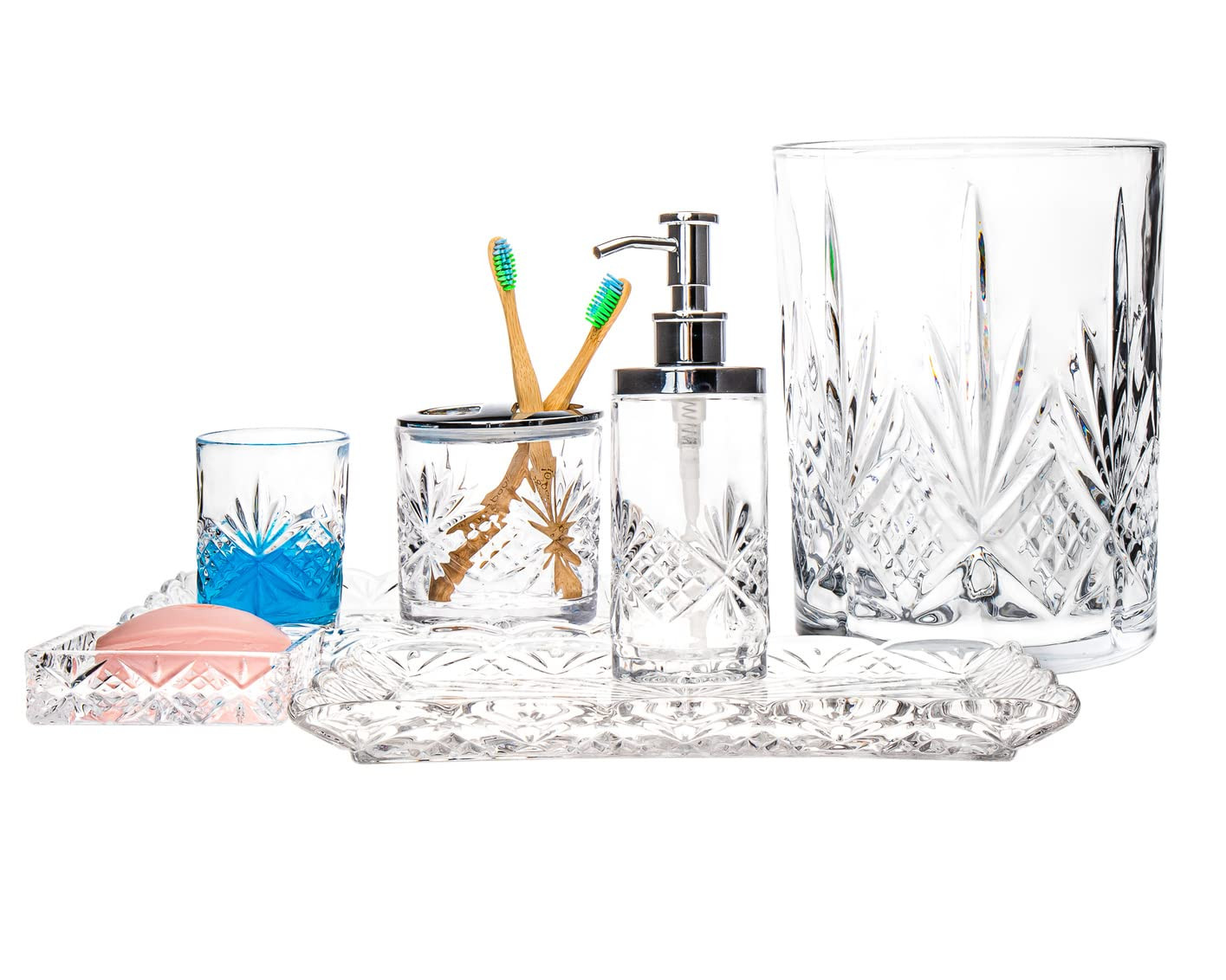 Godinger Dublin Soap Dish/Tray 1.25" x 3.5" x 4.5" | Amazon (US)