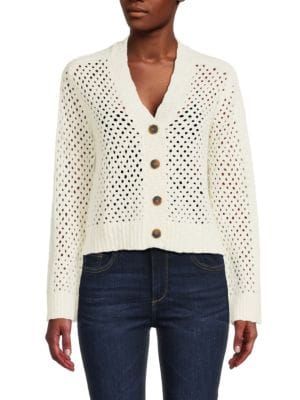Open Knit Cardigan | Saks Fifth Avenue OFF 5TH