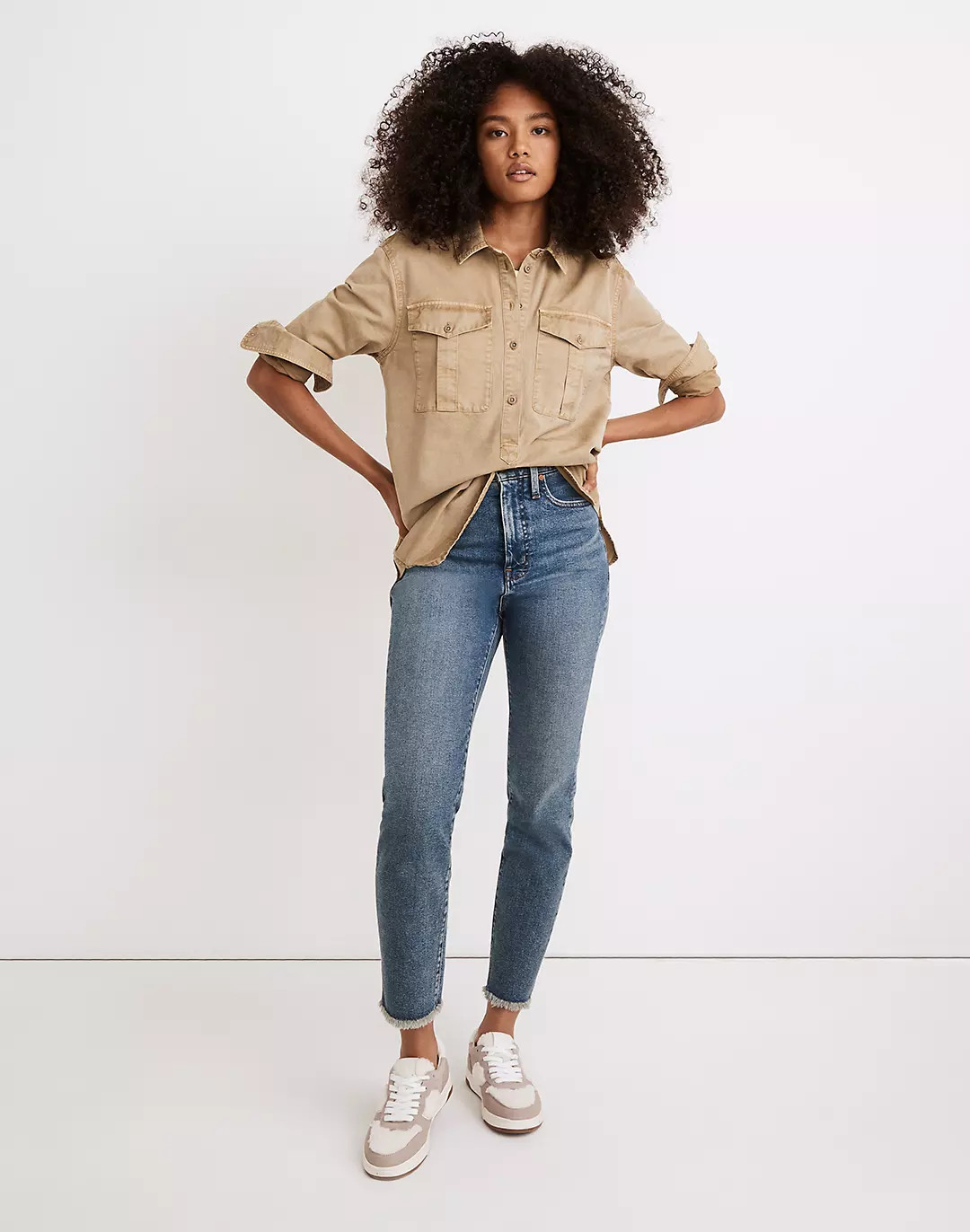 Military Popover Shirt | Madewell