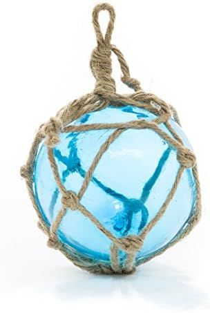 Aqua Glass Float Ball Large | Fishing Buoy Balls 5" | Perfect for Beach Weddings or as Christmas Orn | Amazon (US)