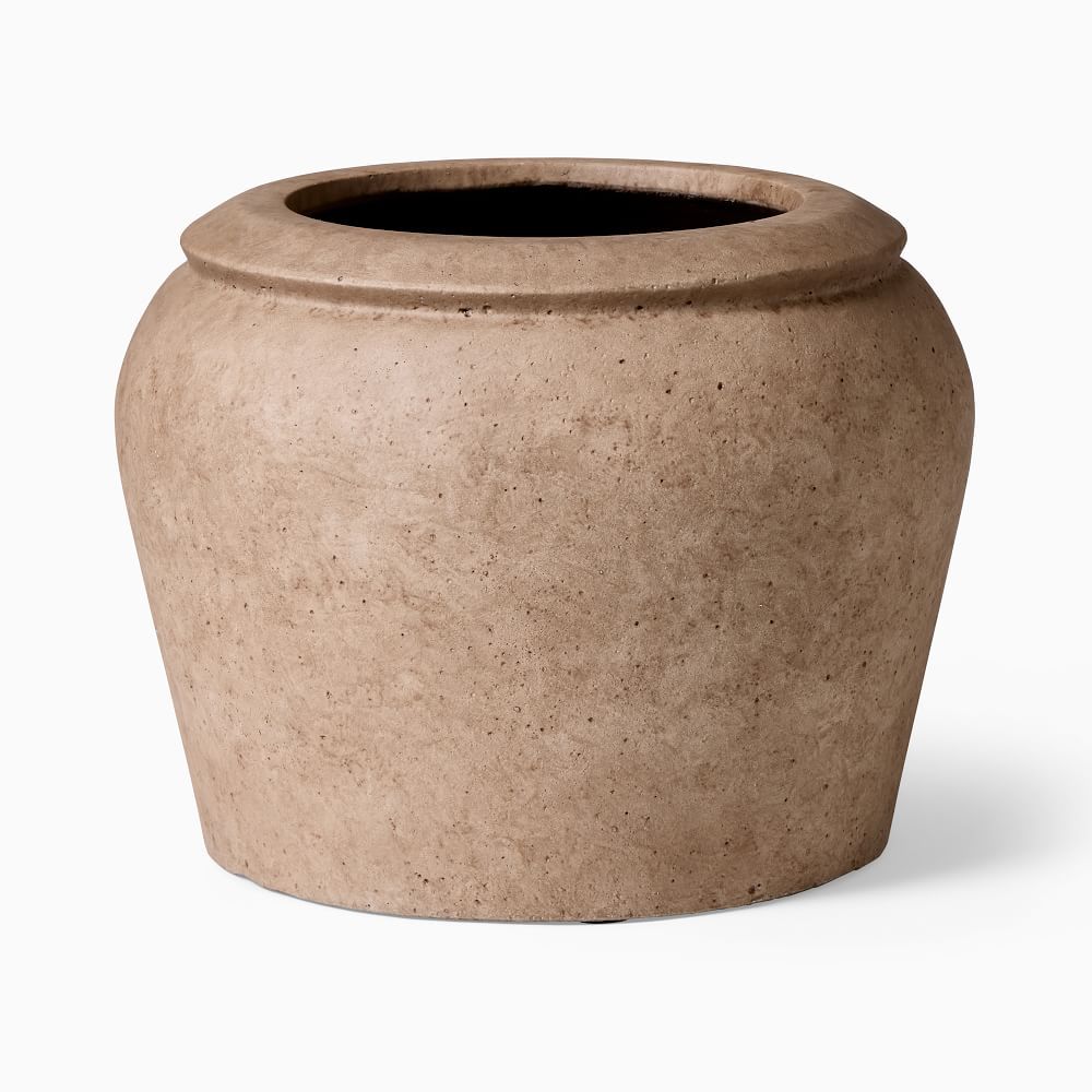 Rustic Ficonstone Indoor/Outdoor Planters | West Elm (US)