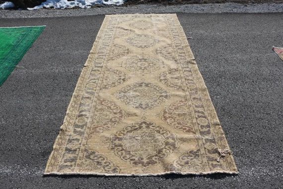 Overdyed runner rug 4.4 x 11.8 ft. free shipping oushak rug | Etsy | Etsy (US)