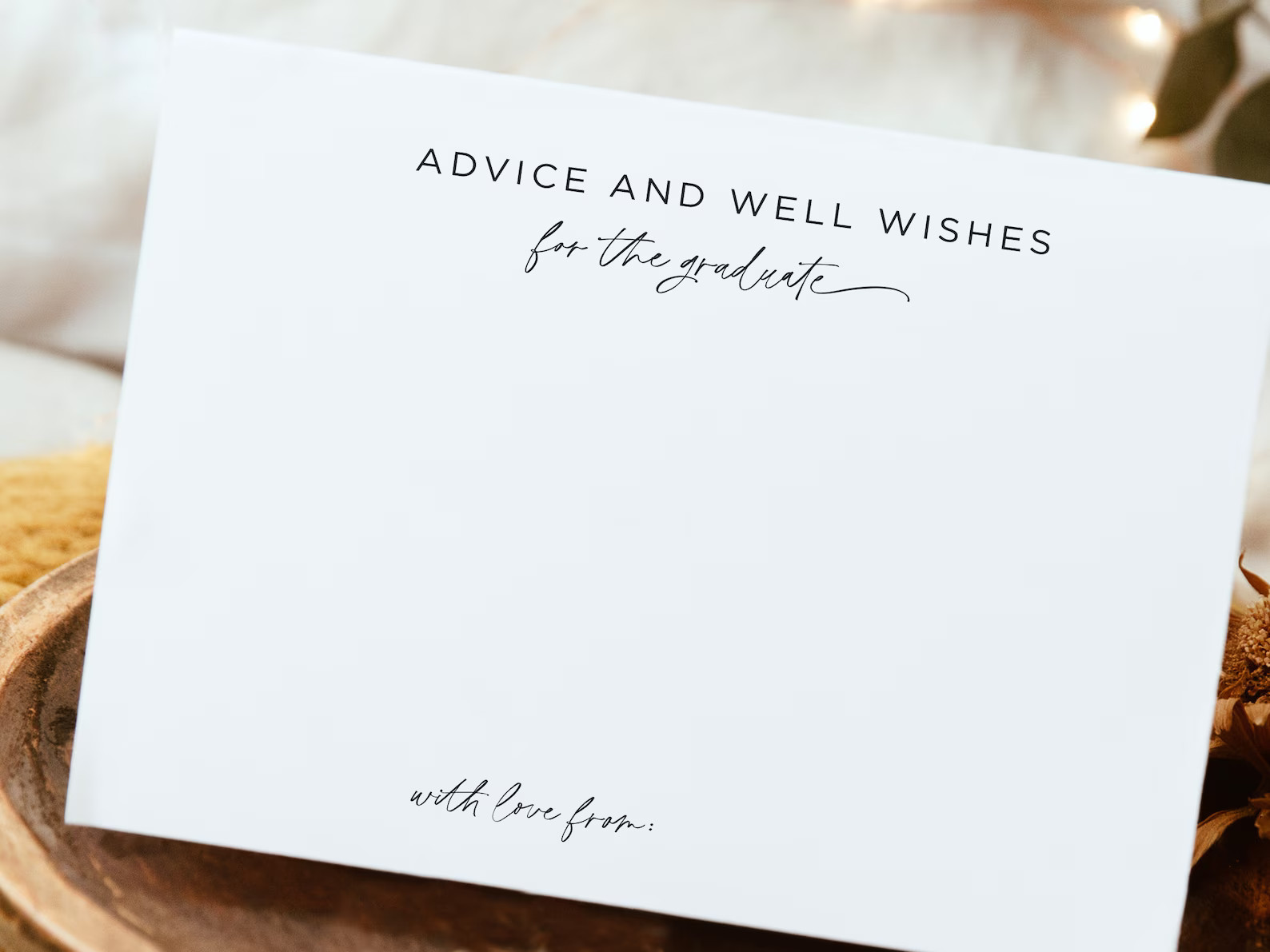 PRINTED Advice Card - Advice for the GRADUATE - Advice for the Grad Card - Advice Card for Gradua... | Etsy (US)
