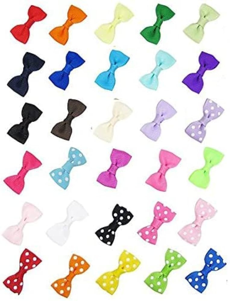 Mini Bow Appliques for Crafts,Ribbon Gift Bows for Gift Wrapping,Gift Bag,Christmas Cards,Sewing,... | Amazon (US)