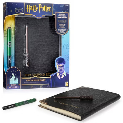 Wizarding World Tom Riddle's Diary, Slytherin Ink Pen, UV Reveal Wand, Collectible | Target